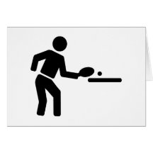 Ping pong player card