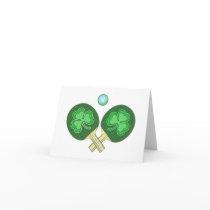 Ping Pong Shamrocks Cards