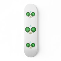 Ping Pong Shamrocks Skateboard