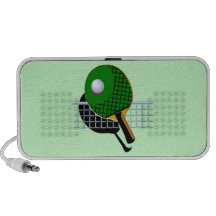 Ping Pong Table Tennis Doodle Mp3 Speaker