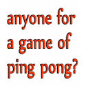 Ping Pong t-shirts
