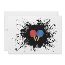 Ping Pong Urban Style Custom Invitations