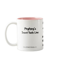 PINGPONG's SWEET TOOTH LAW Mugs