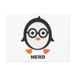Pinguin - nerd - penguin postkarten