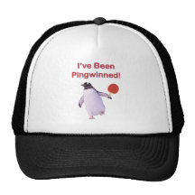 Pingwinned Penguin Ping Pong Mesh Hat
