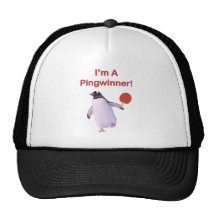 Pingwinner Penguin Ping Pong Mesh Hat