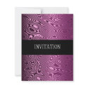 Pink Abstract All Events invitations