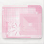 pink abstract image mouse pad