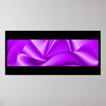 pink abstract on black plakatdruck