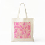 Pink Abstract Pattern. Canvas Bag
