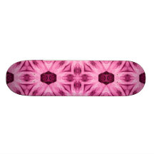 Pink abstract Pattern Skate Deck