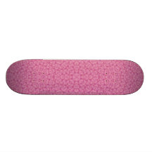 PInk Abstract Pattern Skateboard