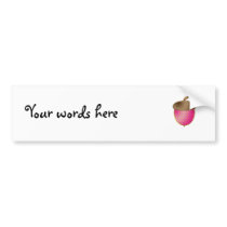Pink acorn