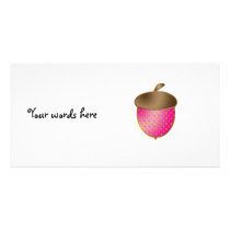 Pink acorn