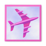 Pink Aeroplane Magnet