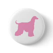 Pink Afghan Hound Dog