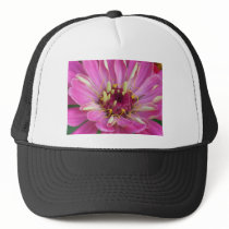 pink African Daisy Trucker Hats
