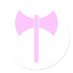 Pink Amazon Symbol stickers