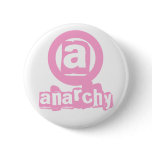Pink Anarchy Button Badge