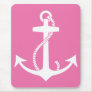 Pink Anchor Mousepad