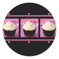 Pink and Black Cupcake Business Products