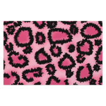 Pink and Black Leopard Print Pattern. Flyer