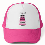 Pink and Black Party Cake hats