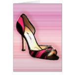 Pink and Black Stripe cards