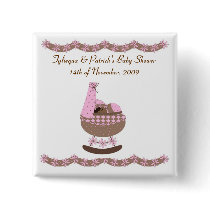 pink and brown themed Baby Shower