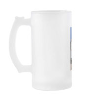 Pink and Cream Beach Hut Coffee Mug