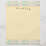 Pink and Green Candy Striped Flyer