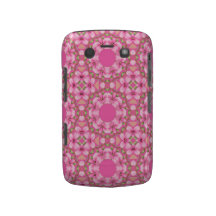 Pink and Green Kaleidoscope Blackberry Case