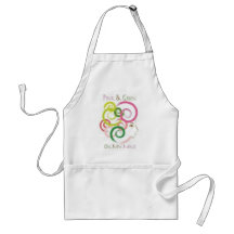 Pink and Green on My Mind Aprons
