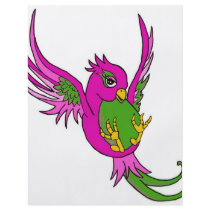 Pink and Green Swallow Flyers