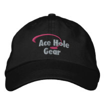 Pink and Grey Logo Baseball Cap