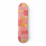 Pink and Orange and Cat skateboards