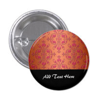 Pink and Orange Damask