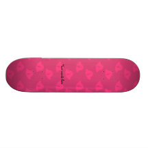 Pink and pink christmas bells skate decks