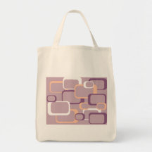 Pink and Purple Retro Square Bag