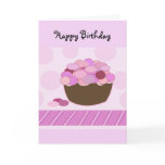 Pink and Purple Smartie Cupcake cards