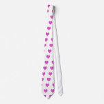 Pink and Red Heart ties