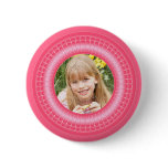 Pink and white cute frame template buttons