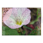 Pink and White Field BindWeed cards