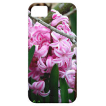 Pink and White Hyacinth Flowers iPhone 5 Cases