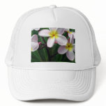 Pink and White Plumeria Hat