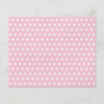 Pink and White Polka Dots Pattern. Flyer