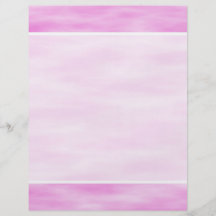 Pink and White Wavy Pattern. Custom Flyer