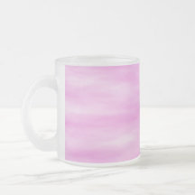 Pink and White Wavy Pattern. Mugs