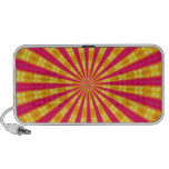 Pink and yellow abstract doodle speaker
