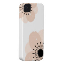 Pink Anemones iPhone 4 Case-Mate Barely There™